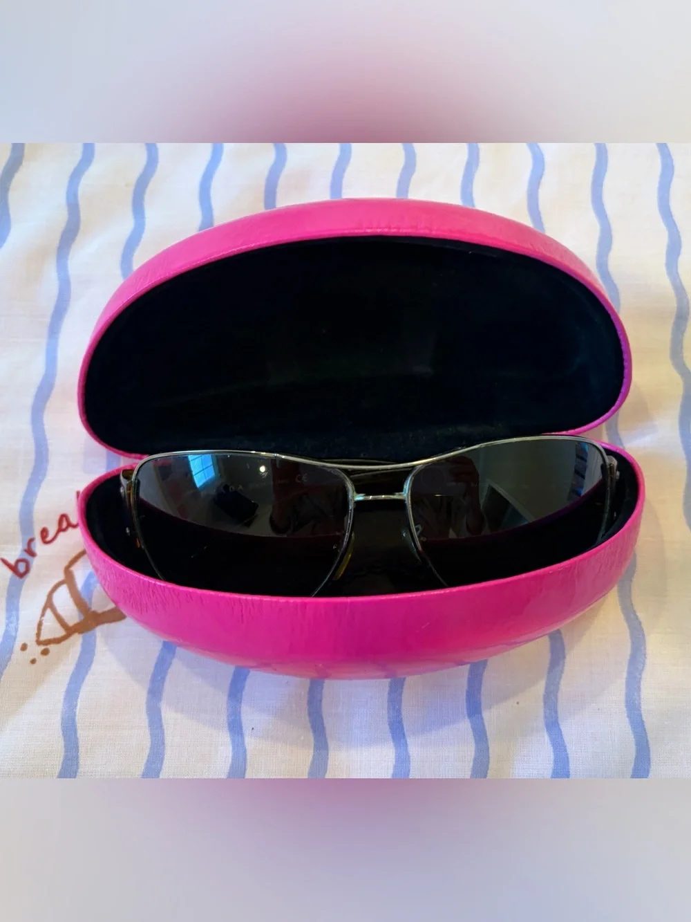 Authentic Prada Tortoise Shell Aviator Sunglasses 🕶️🇮🇹